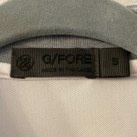 G/Fore White Tech Golf Polo - Picture 3 of 4